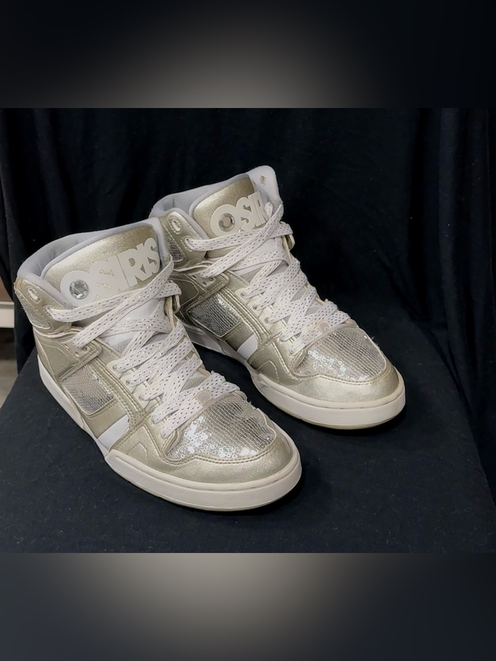 Osiris Women's Retro Metallic High-Top Sneakers